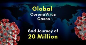 Read more about the article Global CoronaVirus Cases, Sad Journey of 20 Million Cases