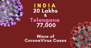 Read more about the article India Crosses Two Million (20 Lakhs) CoronaVirus & Telangana 77,000 – Wave of CoronaVirus Cases