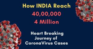Read more about the article How India Reach 40,00,000 (40 Lakh/4 Million), Heartbreaking Journey of CoronaVirus Cases