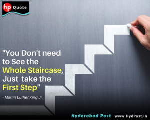 Read more about the article “You Don’t need to See the Whole Staircase, Just take the First Step”
