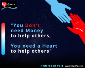 Read more about the article “You Don’t need Money to help others, You need a Heart to help others”