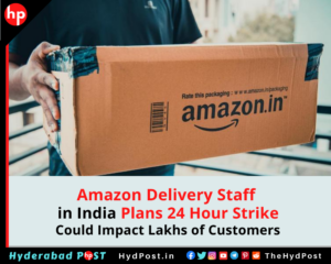 Read more about the article Amazon Delivery Staff in India Plans 24 Hour Strike, Could Impact Lakhs of Customers