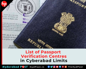 Read more about the article Passport Verification Centres in Cyberabad Limits