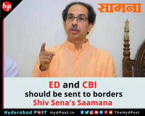Read more about the article ED and CBI should be sent to borders: Shiv Sena’s Saamana