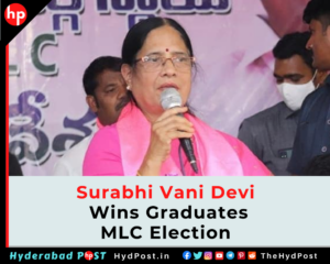 Read more about the article Surabhi Vani Devi Wins Graduates MLC Election