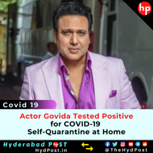 Read more about the article Actor Govida Tested Positive for COVID-19, Self-Quarantine at Home