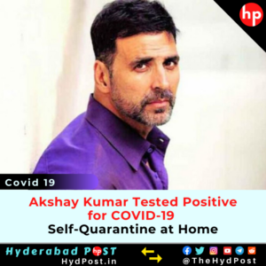 Read more about the article Akshay Kumar Tested Positive for COVID-19, Self-Quarantine at Home