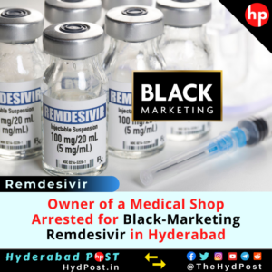 Read more about the article Owner of a Medical Shop Arrested for Black-Marketing Remdesivir