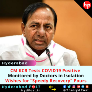Read more about the article CM KCR Tests COVID19 Positive, Monitored by Doctors in Isolation, Wishes for “Speedy Recovery” Pours