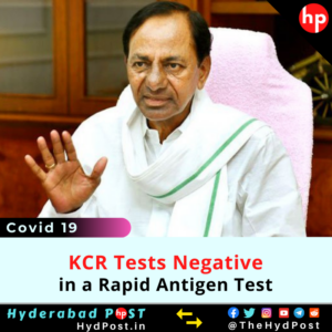 Read more about the article Hyderabad: KCR Tests Negativefor COVID-19