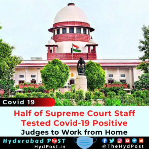 Read more about the article Half of Supreme Court Staff Tested Positive, Judges to Work from Home