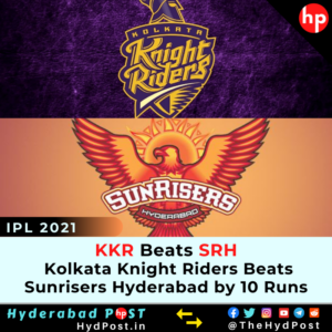 Read more about the article SRH vs KKR: Kolkata Knight Riders Beats Sunrisers Hyderabad by 10 Runs