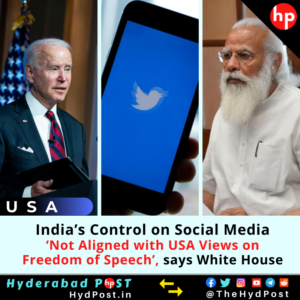 Read more about the article India’s Control on Social Media ‘Not Aligned with USA Views on Freedom of Speech’, says White House