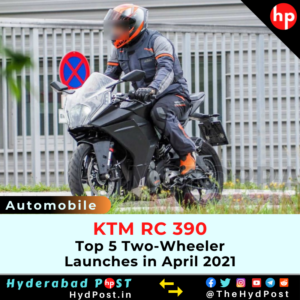 Read more about the article KTM RC 390: Top 5 Two-Wheeler Launches in April 2021