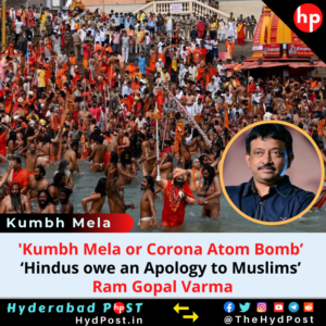 Read more about the article ‘Kumbh Mela or Corona Atom Bomb’, ‘Hindus owe an Apology to Muslims’: Ram Gopal Varma