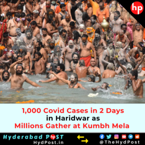 Read more about the article 1,000 Covid Cases in 2 Days in Haridwar as Millions Gather at Kumbh Mela