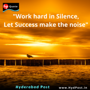 Read more about the article “Work hard in Silence, Let Success make the noise”