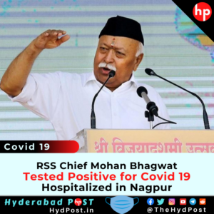 Read more about the article RSS Chief Mohan Bhagwat Tested Positive for Covid 19, Hospitalised in Nagpur