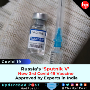 Read more about the article Russia’s ‘Sputnik V’ Now 3rd Covid-19 Vaccine Approved by Experts in India