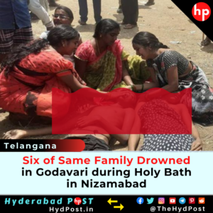 Read more about the article Six of Same Family Drowned in Godavari during Holy Bath in Nizamabad