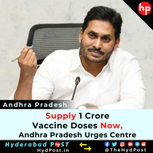 Read more about the article Supply 1 Crore Vaccine Doses Now, Andhra Pradesh Urges Centre