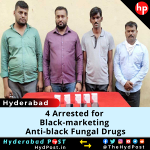 Read more about the article 4 Arrested for Black-marketing Anti-black Fungal Drugs