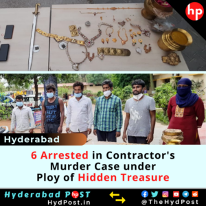 Read more about the article 6 Arrested in a Contractor Murder case under Ploy of Hidden Treasure