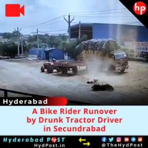 Read more about the article A Bike Rider Runover by Drunk Tarctor Driver in Petbasheerabad, Secundrabad