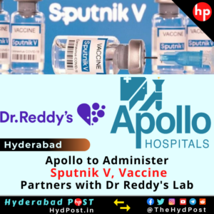 Read more about the article Apollo, to Administer Sputnik V Vaccine, Partners with Dr Reddy’s Lab