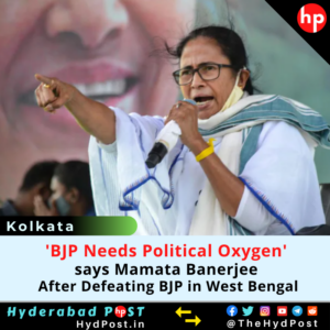 Read more about the article “BJP Needs Political Oxygen,” says Mamata Banerjee After Defeating BJP in West Bengal
