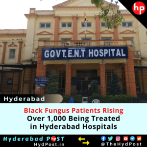 Read more about the article Black Fungus Patients Rising, Over 1,000 Being Treated in Hyderabad Hospitals