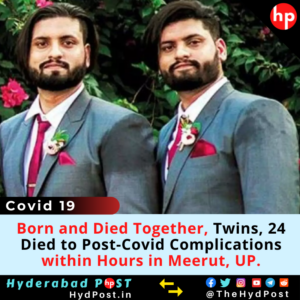Read more about the article Born ad Died Together, Twins, 24 Died to Post-Covid Complications within Hours in Meerut, UP.