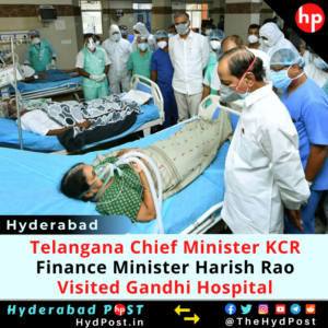 Read more about the article Telangana Chief Minister KCR, Finance Minister Harish Rao Visited Gandhi Hospital