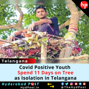 Read more about the article Covid Positive Youth Spend 11 Days on Tree as Isolation in Telangana