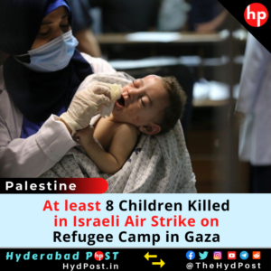 Read more about the article At least 8 Children Killed in Israeli Air Strike on Refugee Camp in Gaza