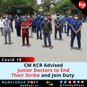 Read more about the article CM KCR Advised Junior Doctors to End Their Strike and Join Duty