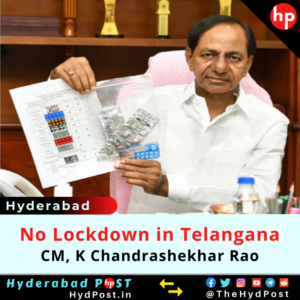Read more about the article No Lockdown in Telangana – KCR