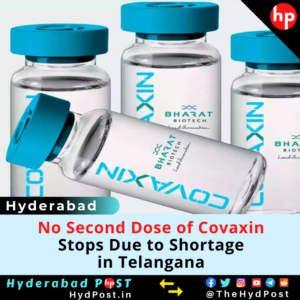 Read more about the article No Second Dose of Covaxin, Stops Due to Shortage in Telangana