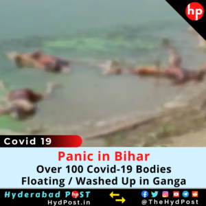 Read more about the article Panic in Bihar, Over 100 Covid-19 Bodies Floating and Washed Up in Ganga