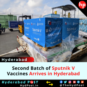 Read more about the article Second Batch of Sputnik V Vaccines Arrives in Hyderabad