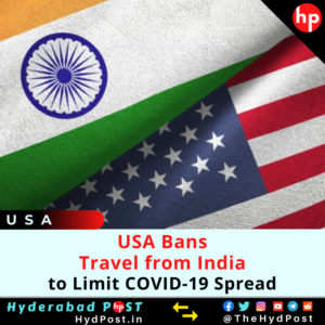 Read more about the article USA Bans Travel from India to Limit COVID-19 Spread