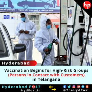 Read more about the article Vaccination Begins for High-Risk Groups (Persons in Contact with Customers) in Telangana