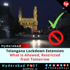 Read more about the article Telangana Lockdown Extension: What is Allowed, Restricted from Tomorrow