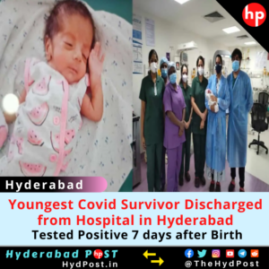 Read more about the article Youngest Covid Survivor Discharged from Hospital in Hyderabad, Tested Positive 7 days after Birth