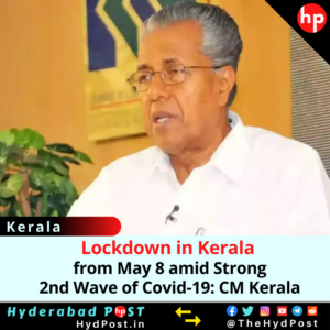 Read more about the article Lockdown in Kerala from May 8 amid Strong 2nd Wave of Covid-19