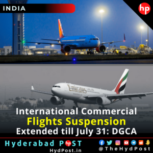 Read more about the article International Commercial Flights Suspension Extended till July 31: DGCA