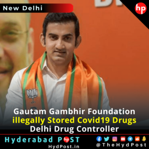 Read more about the article Gautam Gambhir Foundation illegally Stored COVID19 Drugs, Drug Controller