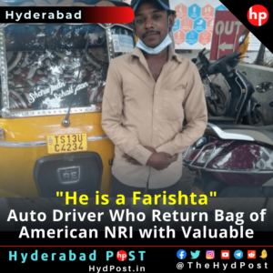 Read more about the article “He is a ‘Farishta’ Auto Driver Who Return Bag of American NRI with Valuable