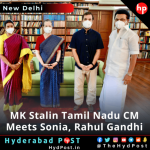 Read more about the article MK Stalin Tamil Nadu CM Meets Sonia and Rahul Gandhi in Delhi