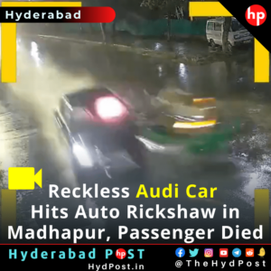 Read more about the article Reckless Audi Car Hits Auto Rickshaw in Madhapur, Passenger Died